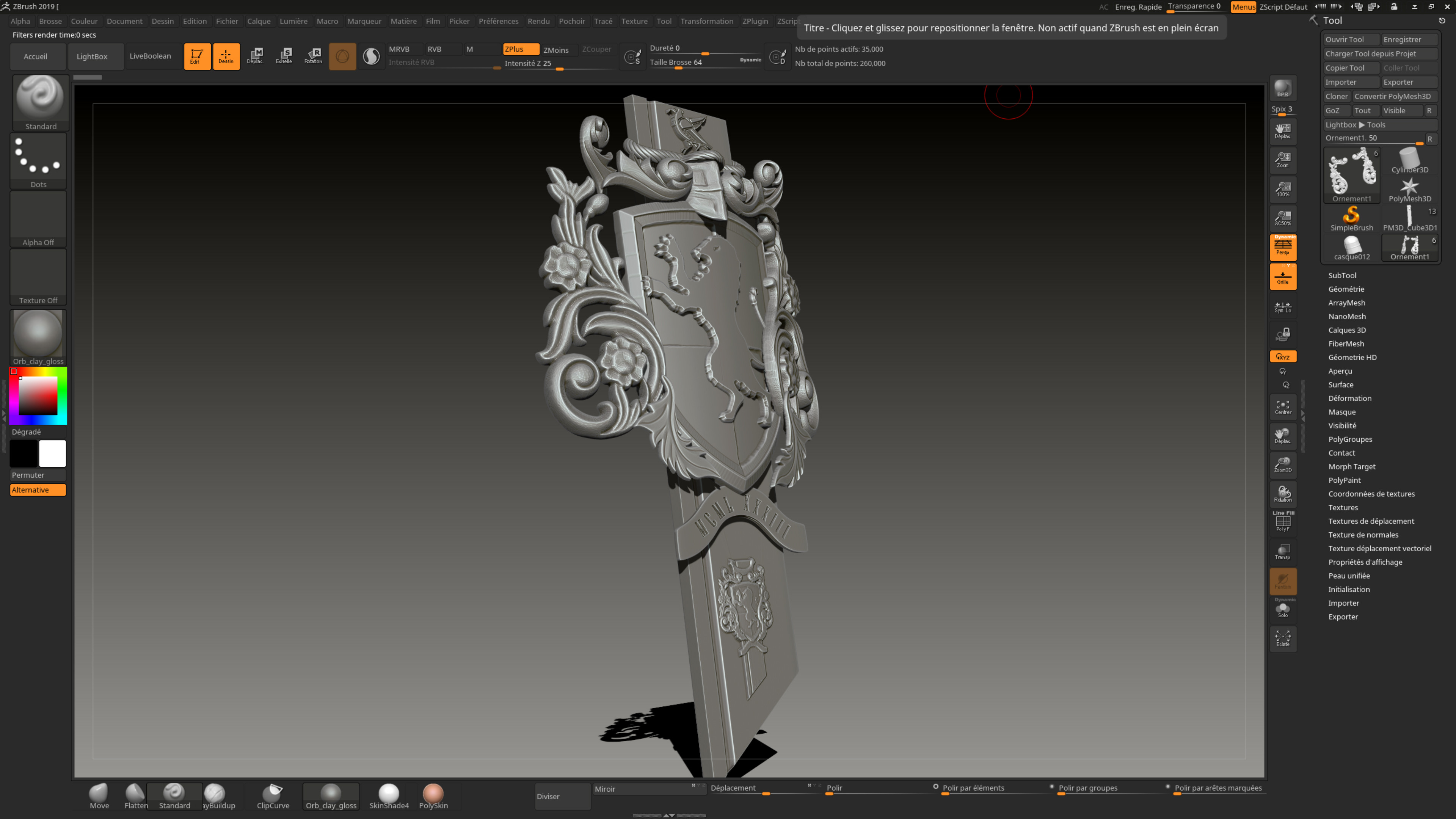 Blason Substance Painter — Alexandre Martin
